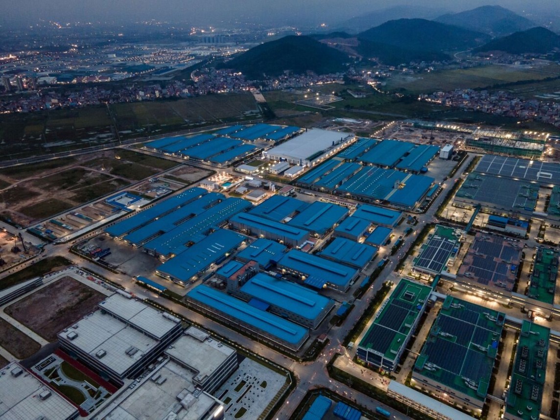 Nhà máy của nhà cung ứng cho Apple Foxconn và Luxshare tại Bắc Giang