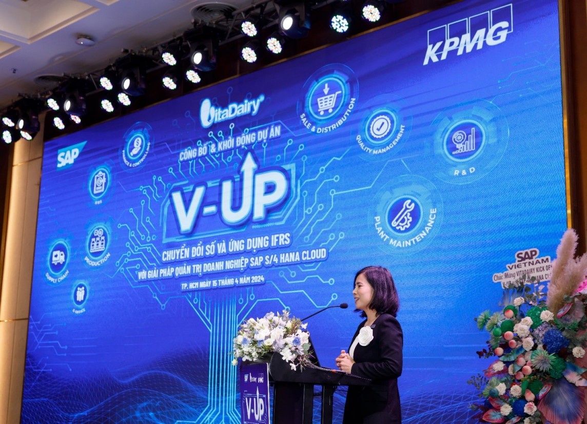 VitaDairy và Kpmg Việt Nam ký kết hợp tác khởi động dự án chuyển đối số V - UP