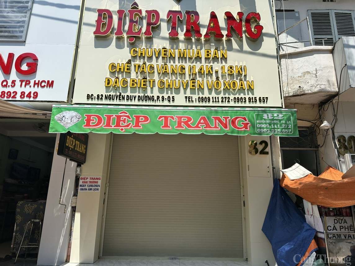 TP. Hồ Chí Minh: Sau thông tin đồng loạt kiểm tra, nhiều cửa hàng vàng “sập cửa”