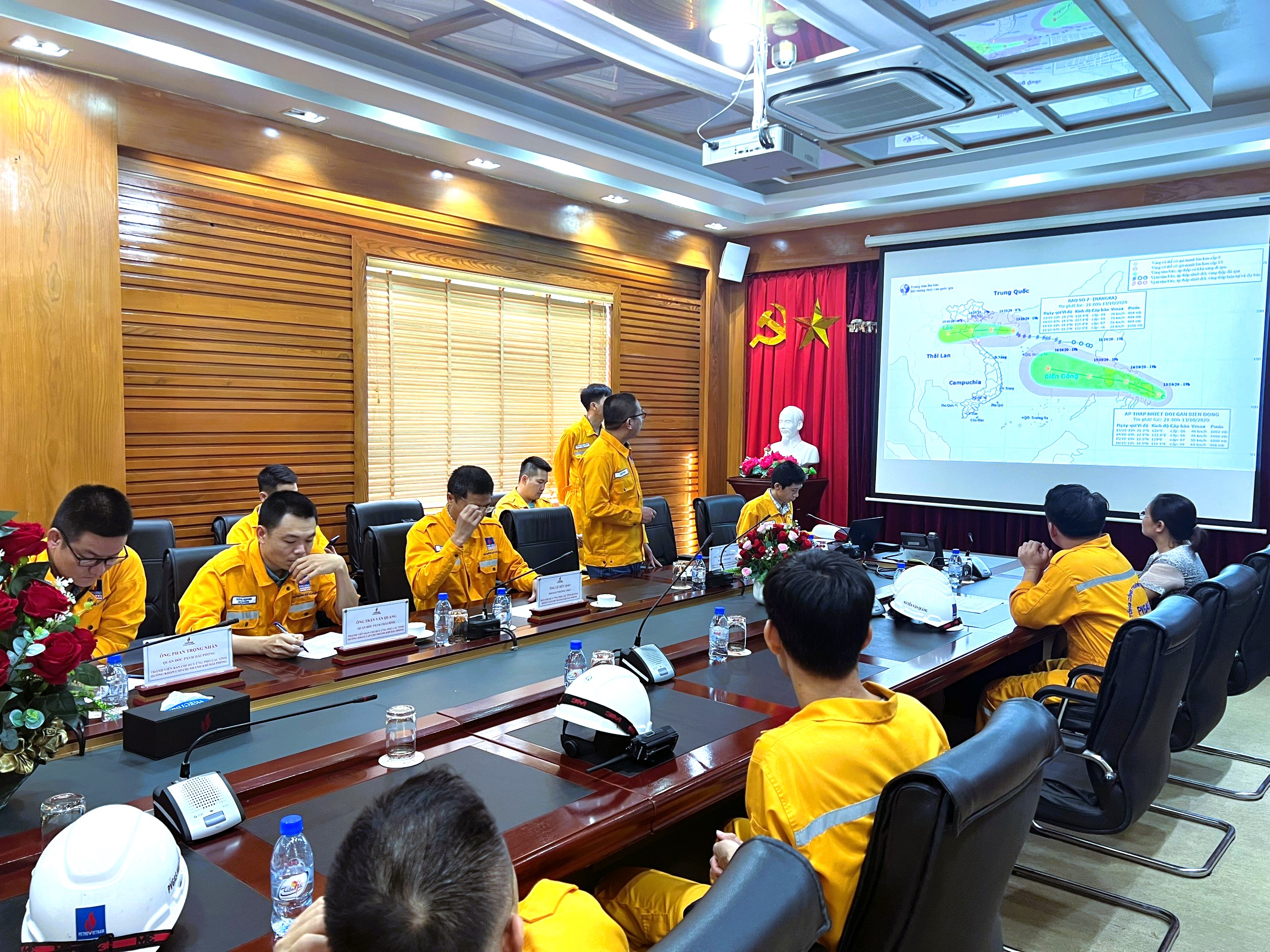Chi nhánh Khí Hải Phòng tăng cường công tác phòng chống thiên tai và phòng cháy chữa cháy