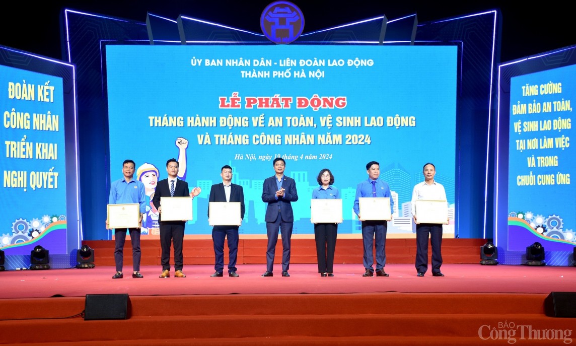 Hà Nội phát động Tháng hành động về ATVSLĐ và Tháng Công nhân năm 2024