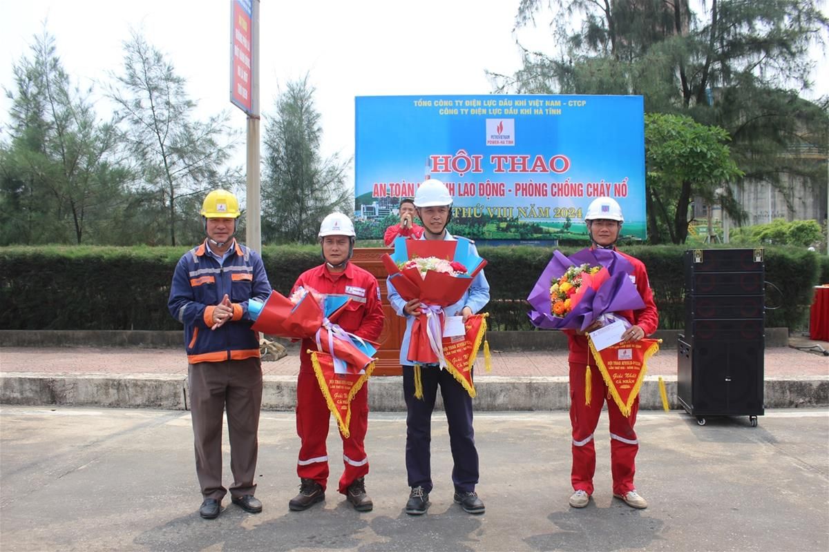 Công ty Điện lực Dầu khí Hà Tĩnh tổ chức Hội thao An toàn vệ sinh lao động-Phòng chống cháy nổ