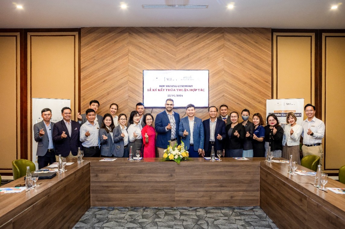Hotel Academy Việt Nam và khách sạn Melia Vinpearl Phú Quốc nâng tầm quan hệ đối tác