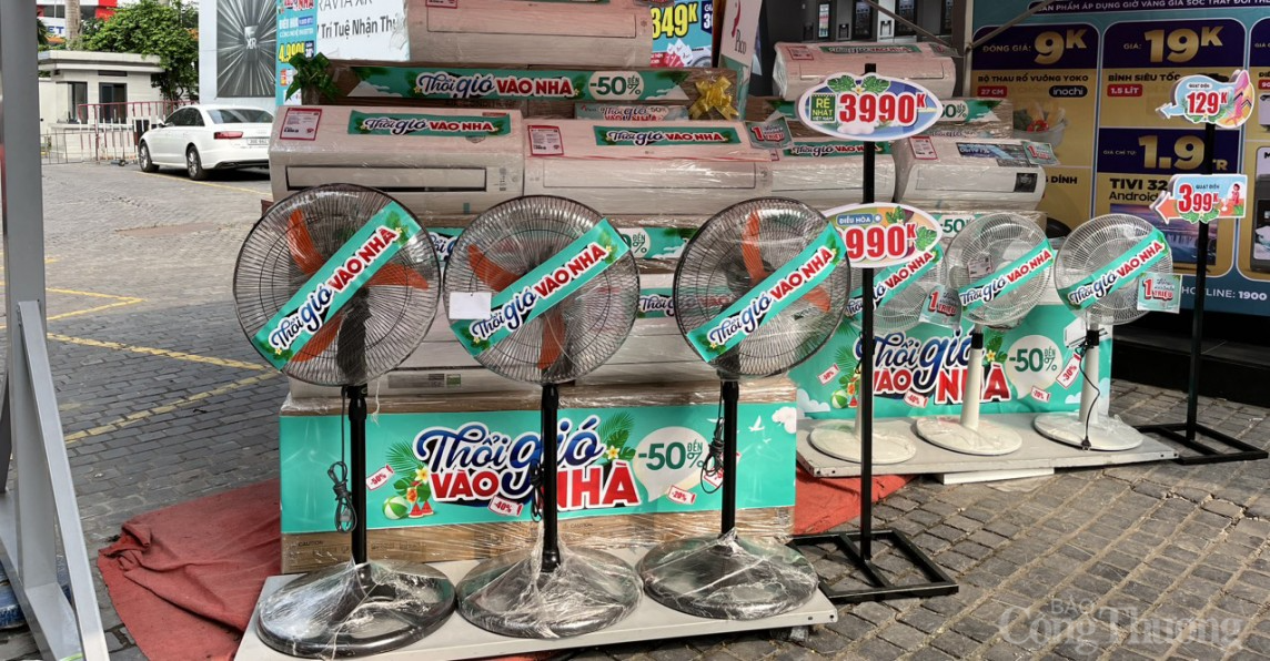 Sôi động thị trường thiết bị làm mát đầu hè tại Hà Nội