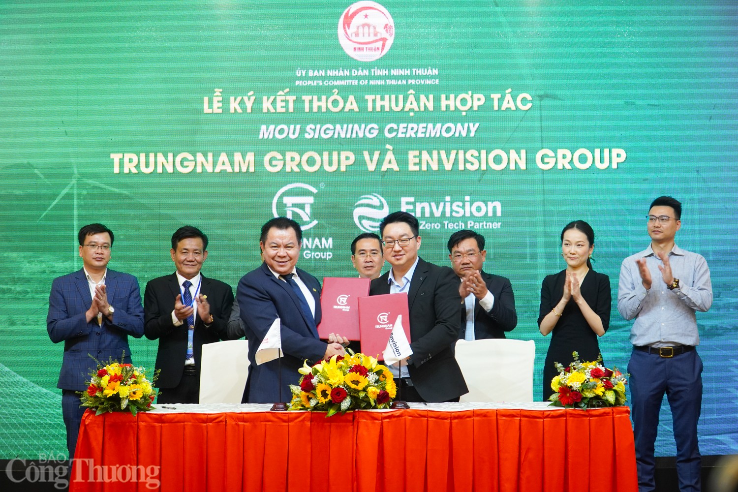 Hội thảo cũng chứng kiến phần lễ ký kết thoả thuận hợp tác giữa Trungnam Group và các đối tác. 