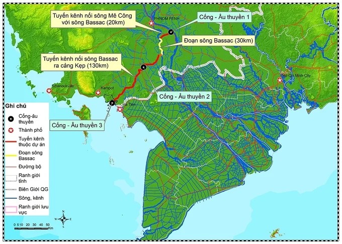 Kênh đào Funan Techo Campuchia và bài học hợp tác khai thác sông Mê Kông