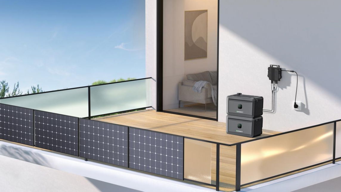 Hệ thống điện mặt trời ban công NOAH2000 của Growatt