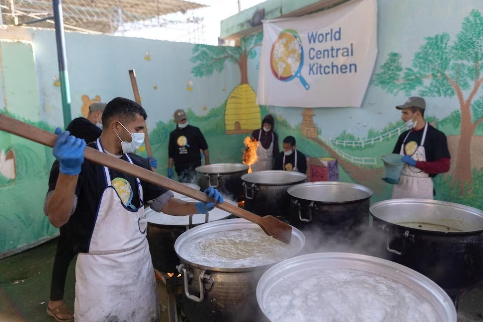 World Central Kitchen sẵn sàng cung ứng 8 triệu bữa ăn đến Gaza