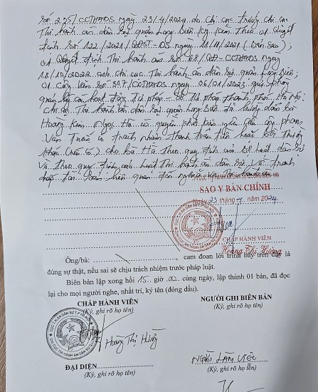 Hộp thư ngày 3/5: Phản ánh về Chi cục Thi hành án quận Long Biên