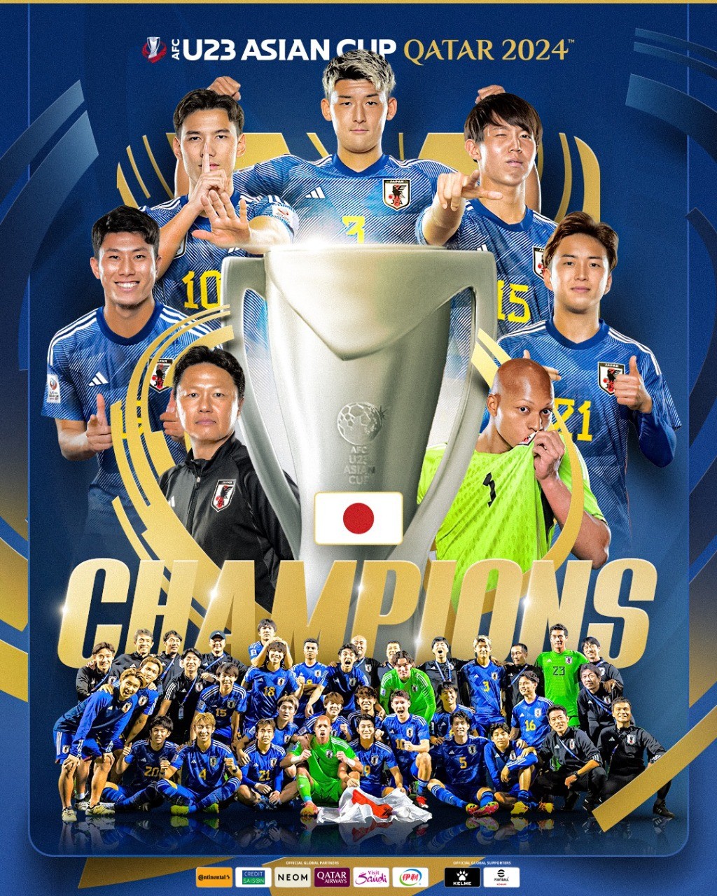 U23 Nhật Bản vô địch châu Á nhờ sự tỏa sáng của những cá nhân