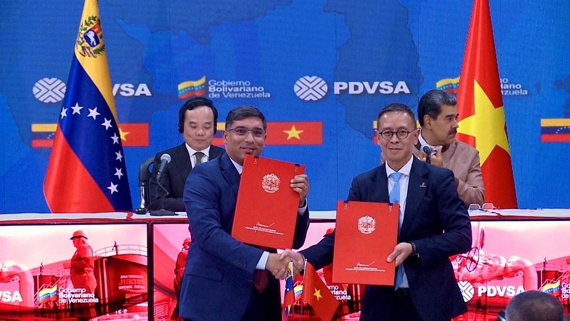 Lễ ký Biên bản thỏa thuận về hợp tác trong lĩnh vực Lọc dầu giữa Petrovietnam và PDVSA