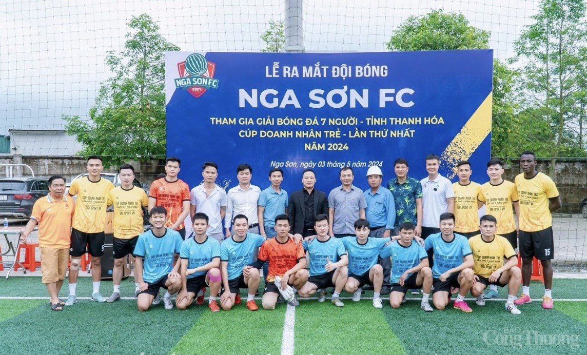 Thanh Hóa: Công bố giải bóng đá sân 7 người Cup Doanh nhân trẻ lần thứ nhất năm 2024
