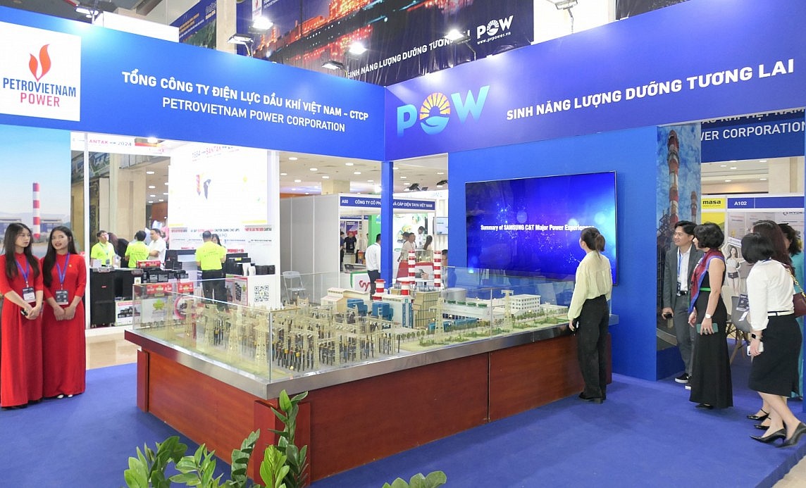 Khu trưng bày của Tổng công ty Điện lực Dầu khí Việt Nam (PV Power)