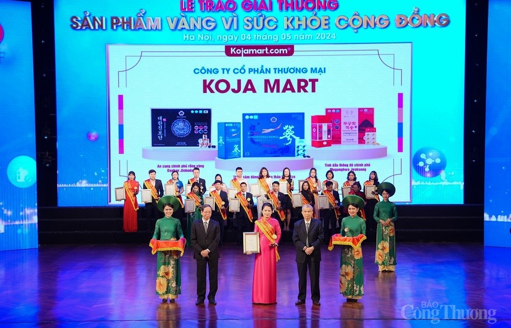 Koja Mart giành giải thưởng “Sản phẩm vàng vì sức khỏe cộng đồng”