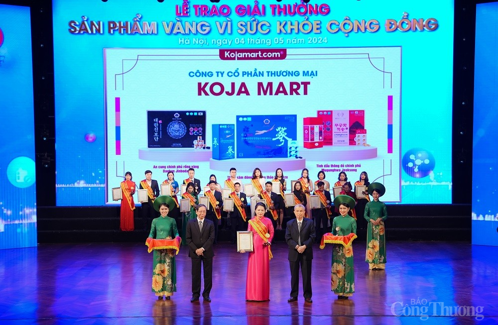 Koja Mart giành giải thưởng “Sản phẩm vàng vì sức khỏe cộng đồng”