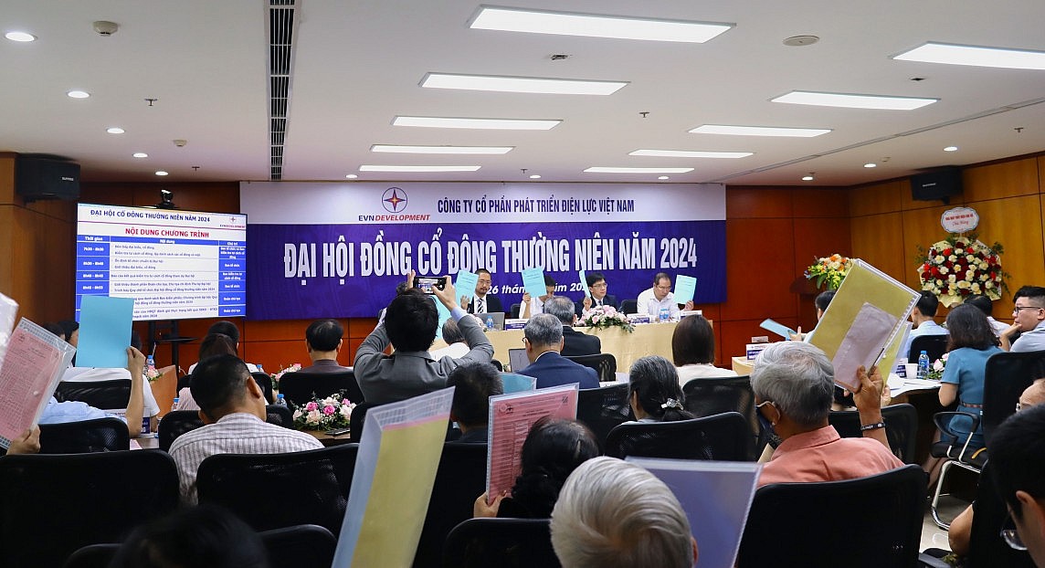 Đại hội đồng cổ đông thường niên 2024 của Công ty CP Phát triển Điện lực Việt Nam: Thành công và Minh bạch