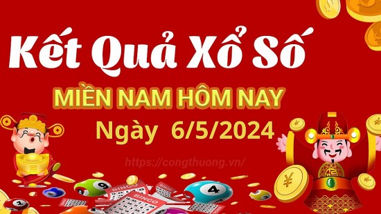 Kết quả Xổ số miền Nam ngày 6/5/2024, KQXSMN ngày 6 tháng 5, XSMN 6/5, xổ số miền Nam hôm nay