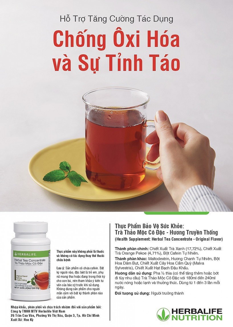 Herbalife Việt Nam được trao giải thưởng “Sản phẩm vàng vì sức khỏe cộng đồng năm 2024”