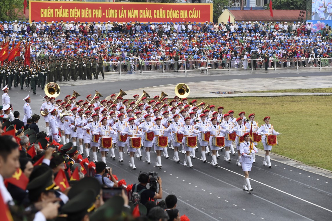 Mãn nhãn màn diễu binh, diễu hành tại Lễ kỷ niệm 70 năm Chiến thắng Điện Biên Phủ