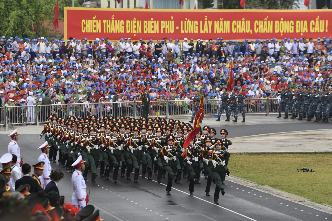 Mãn nhãn màn diễu binh, diễu hành tại Lễ kỷ niệm 70 năm Chiến thắng Điện Biên Phủ