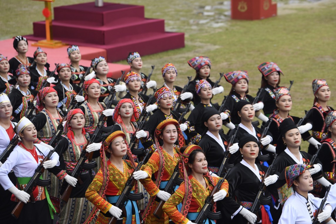 Mãn nhãn màn diễu binh, diễu hành tại Lễ kỷ niệm 70 năm Chiến thắng Điện Biên Phủ