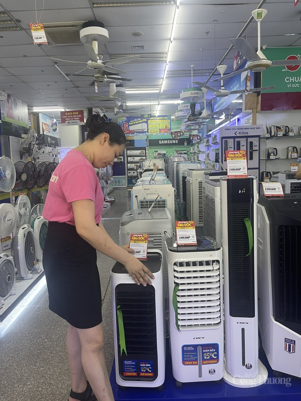 Hà Nội: Thời tiết nắng nóng, thị trường thiết bị làm mát tăng nhiệt