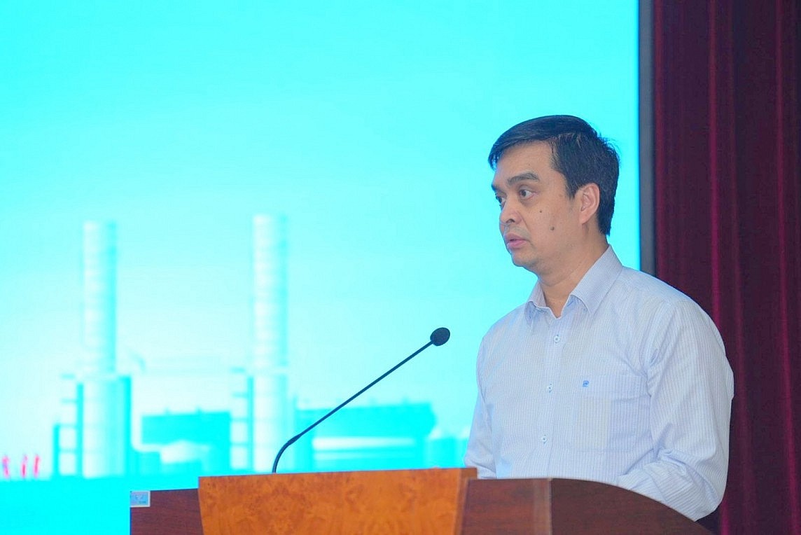 Phó Tổng Giám đốc PV Power Nguyễn Minh Đạo phát biểu tại Hội nghị