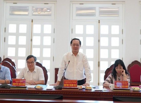 Bộ trưởng Bộ Khoa học và Công nghệ Huỳnh Thành Đạt làm việc với UBND tỉnh Gia Lai