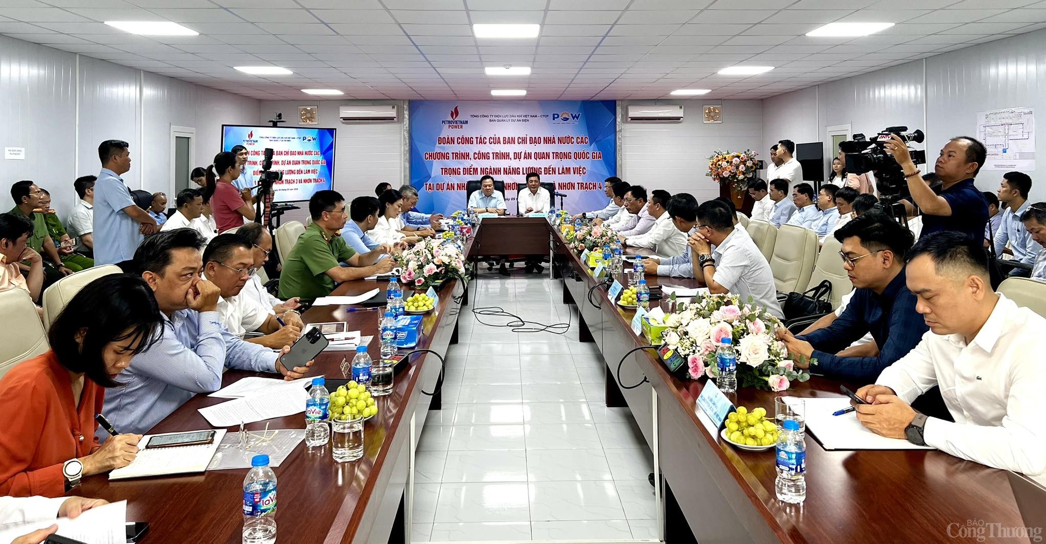 Chùm ảnh: Bộ trưởng Nguyễn Hồng Diên kiểm tra tiến độ Nhà máy nhiệt điện Nhơn Trạch 3, 4