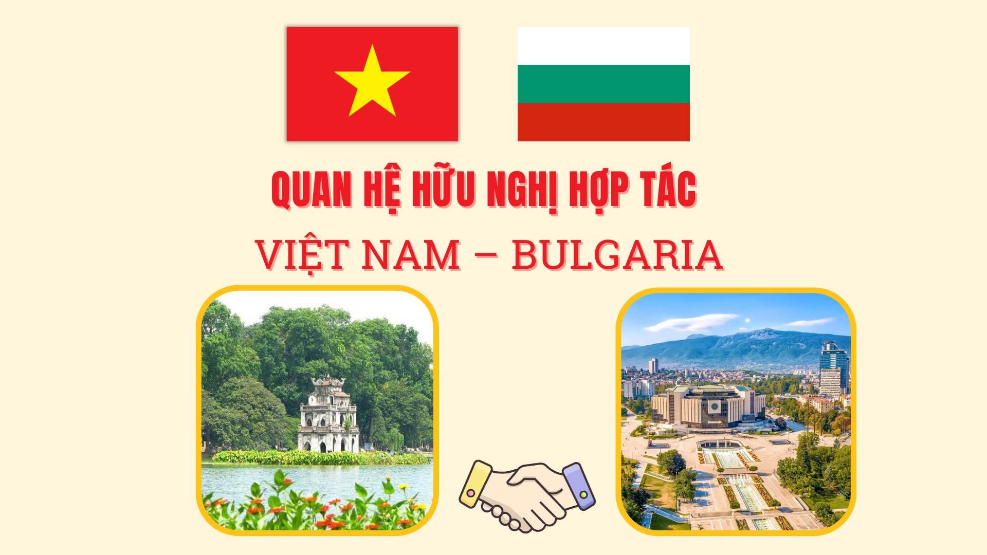 Infographic |Quan hệ hữu nghị hợp tác Việt Nam – Bulgaria