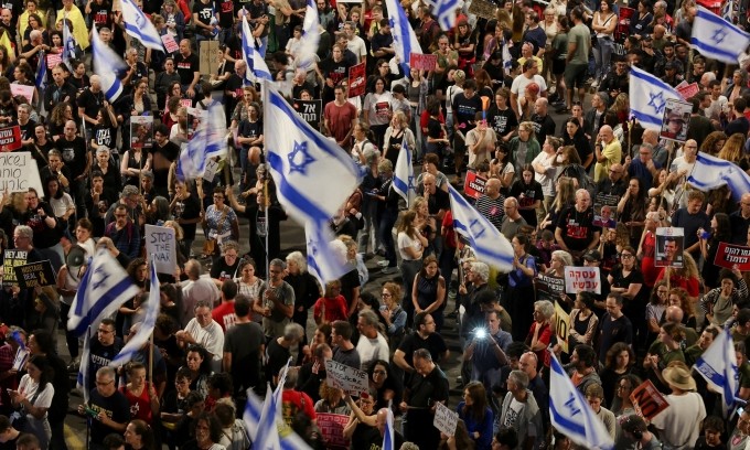 Chiến sự Israel-Hamas ngày 12/5/2024: Israel không kích Dải Gaza; người dân Tel Aviv xuống đường biểu tình