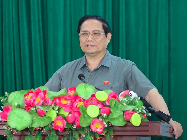 Thủ tướng Phạm Minh Chính thông tin đến cử tri về dự án điện khí Lô B – Ô Môn