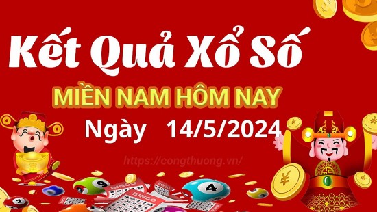 Kết quả Xổ số miền Nam ngày 14/5/2024, KQXSMN ngày 14 tháng 5, XSMN 14/5, xổ số miền Nam hôm nay