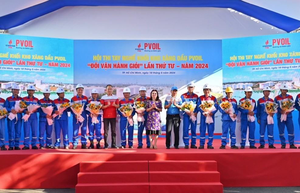 PVOIL: Tổ chức Hội thi tay nghề khối kho xăng dầu “Đội vận hành giỏi” lần thứ tư năm 2024