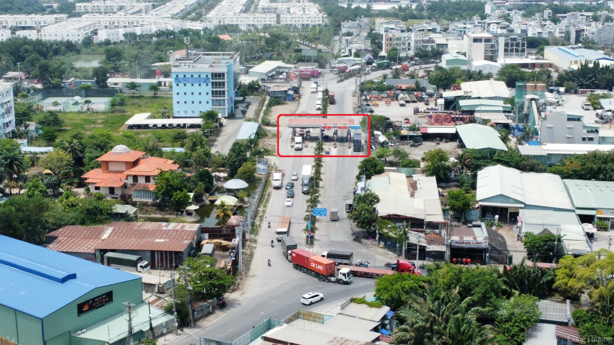 TP. Hồ Chí Minh: Cận cảnh trạm BOT Phú Hữu bị người dân phản đối vì nằm ở đường độc đạo