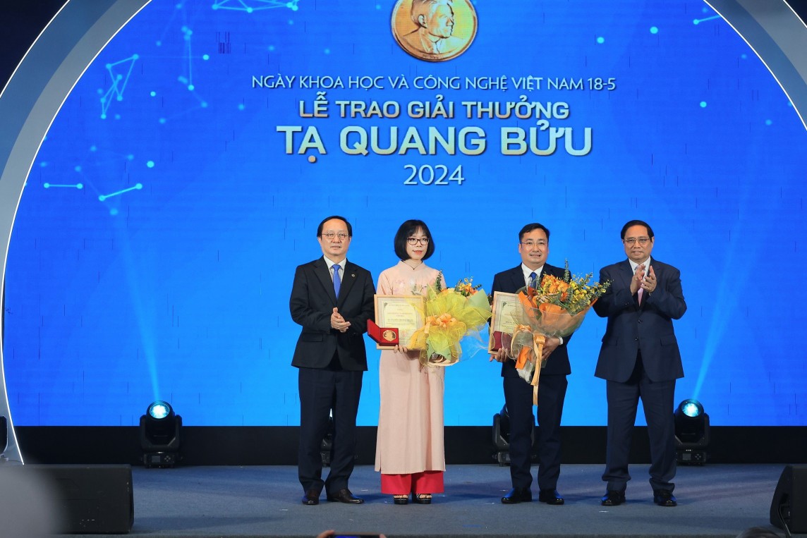 2 nhà khoa học được trao Giải thưởng Tạ Quang Bửu năm 2024