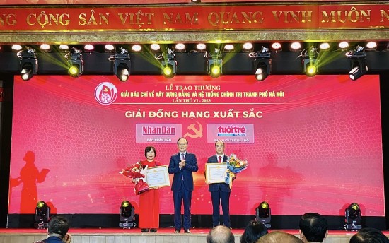 Tổ chức Giải báo chí về xây dựng Đảng và hệ thống chính trị thành phố Hà Nội lần thứ VII