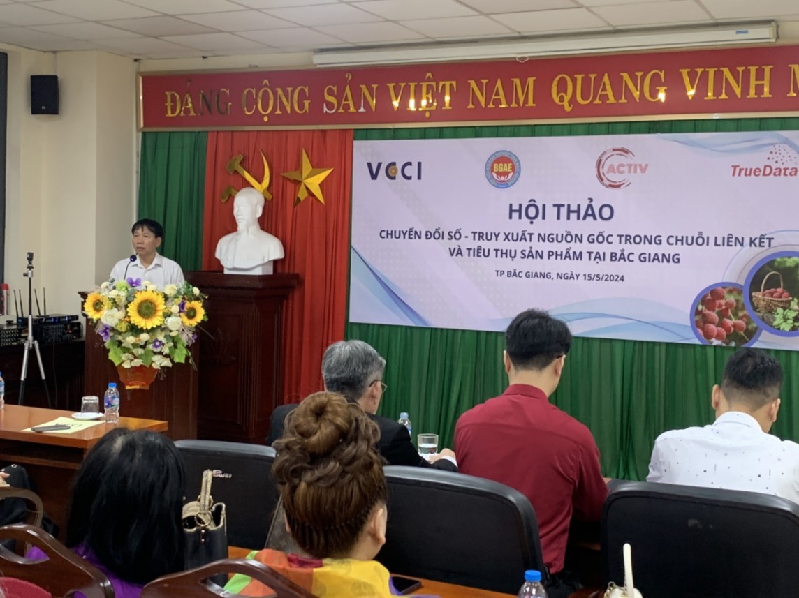 Bắc Giang: Hội thảo về Chuyển đổi số - Truy xuất nguồn gốc trong chuỗi liên kết và tiêu thụ sản phẩm