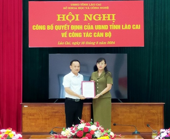Lào Cai: Ông Nguyễn Minh Tuấn giữ chức Phó Giám đốc Sở Khoa học và Công nghệ