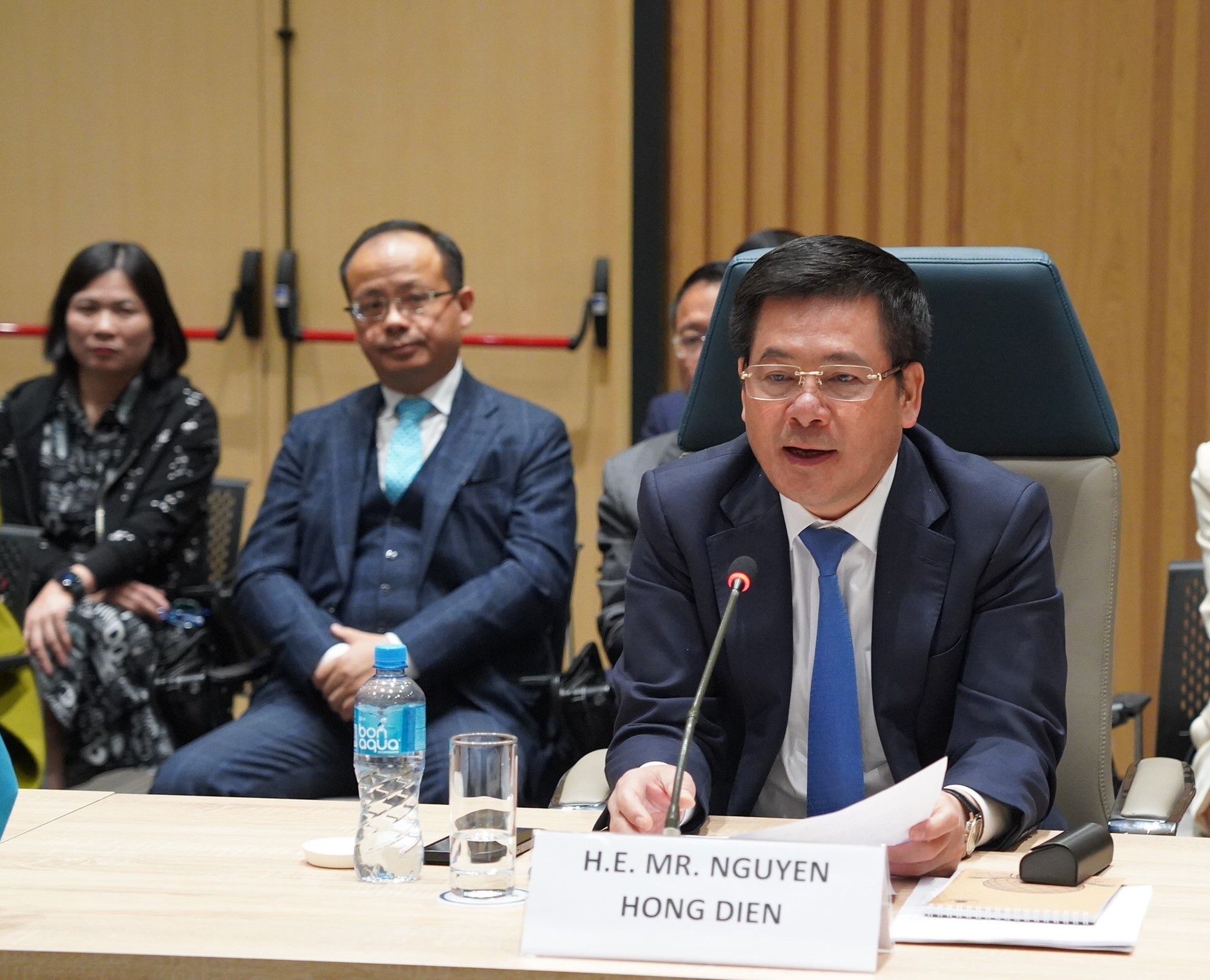 Chùm ảnh: Khóa họp lần thứ 11 UBLCP Việt Nam - Kazakhstan