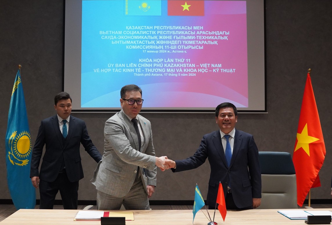 Khóa họp lần thứ 11 UBLCP Việt Nam-Kazakhstan về hợp tác kinh tế - thương mại