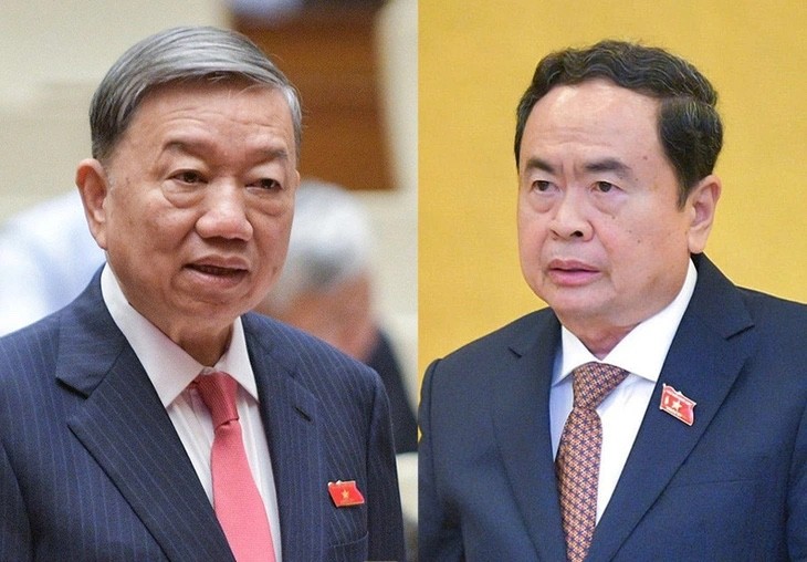 Đại tướng Tô Lâm và ông Trần Thanh Mẫn được giới thiệu bầu làm Chủ tịch nước, Chủ tịch Quốc hội
