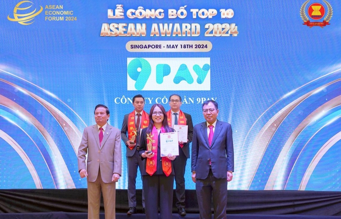 9Pay là công ty fintech duy nhất lọt Top 10 Thương hiệu tiêu biểu ASEAN 2024