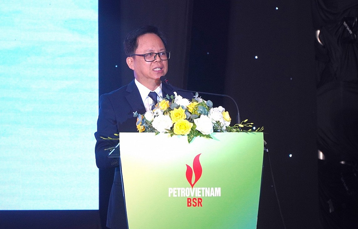 Chủ tịch HĐQT BSR Nguyễn Văn Hội báo cáo kế hoạch quản trị năm 2024.