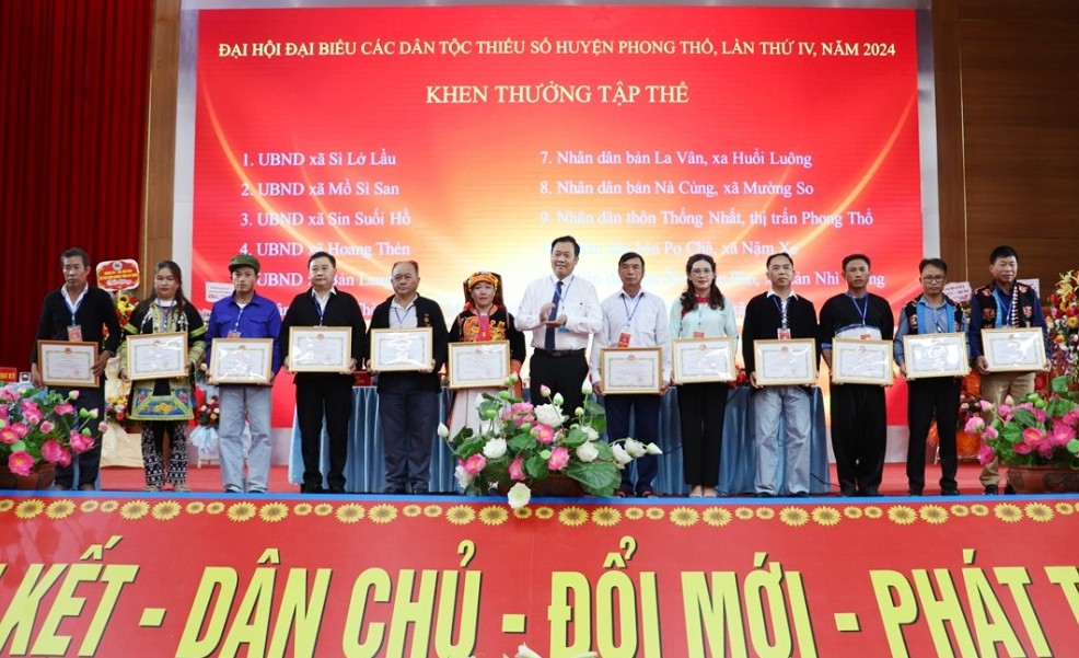 Lai Châu: Diễn ra Đại hội Đại biểu các dân tộc thiểu số huyện Phong Thổ