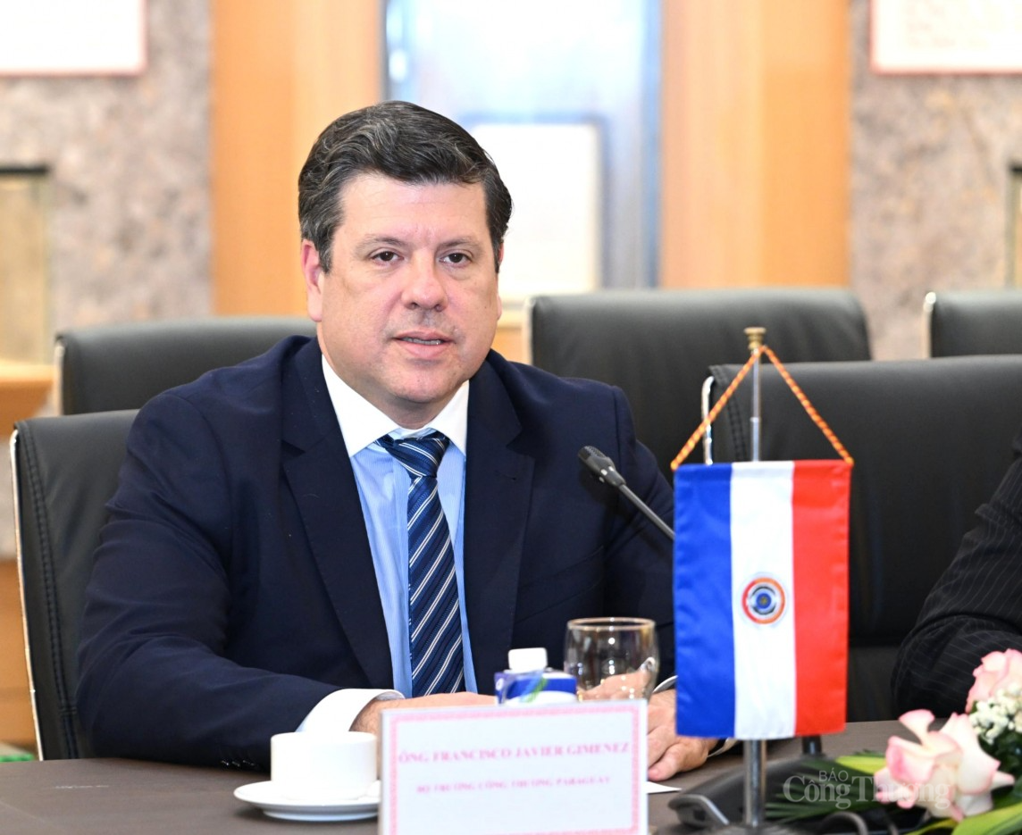 Bộ trưởng Nguyễn Hồng Diên làm việc với Bộ trưởng Bộ Công Thương Paraguay