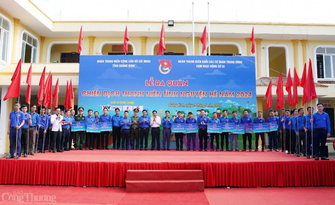 Quảng Bình: Ra quân Chiến dịch Thanh niên tình nguyện hè năm 2024