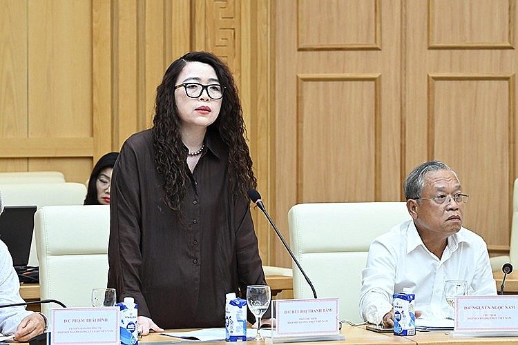 Bà Bùi Thanh Tâm - Chủ tịch Hội đồng thành viên Tổng công ty Lương thực miền Bắc (Vinafood1)