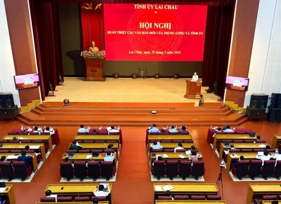 Lai Châu: Tổ chức Hội nghị quán triệt các văn bản mới của Trung ương