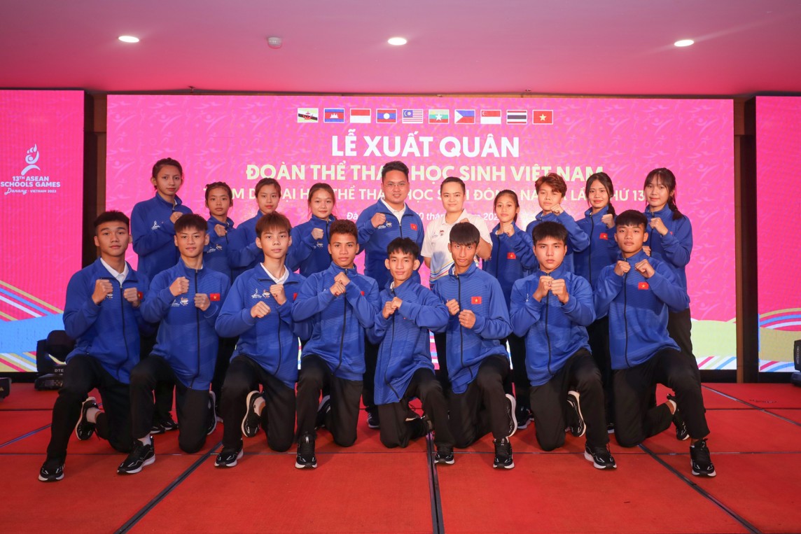 Đoàn thể thao học sinh Việt Nam xuất quân tham dự Đại hội Thể thao học sinh Đông Nam Á